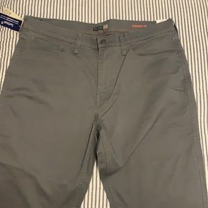 Men’s Dockers jean cut straight fit grey pants, size 36x30